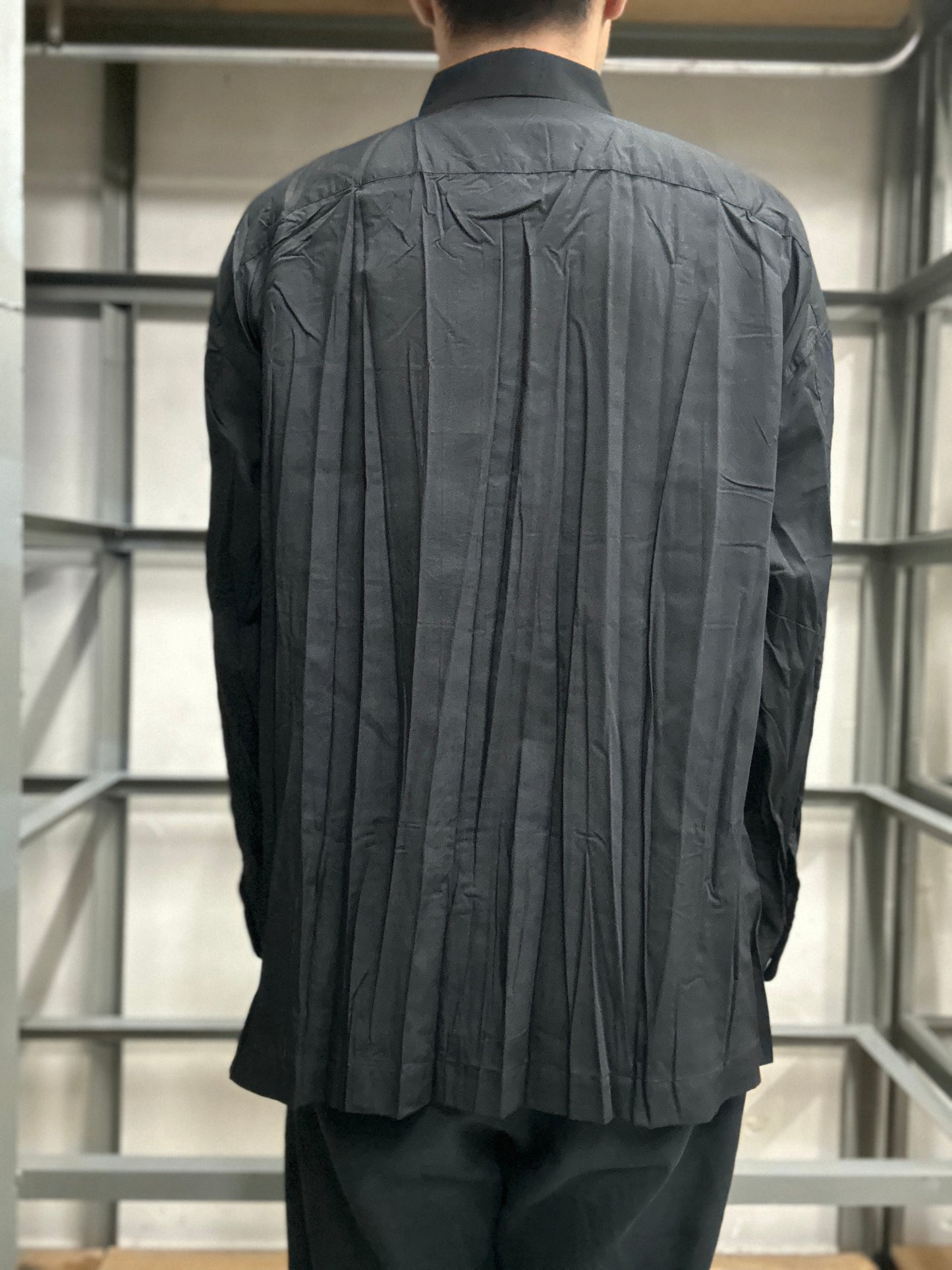 Issey Miyake Men 2000s pleated shirt-Size M