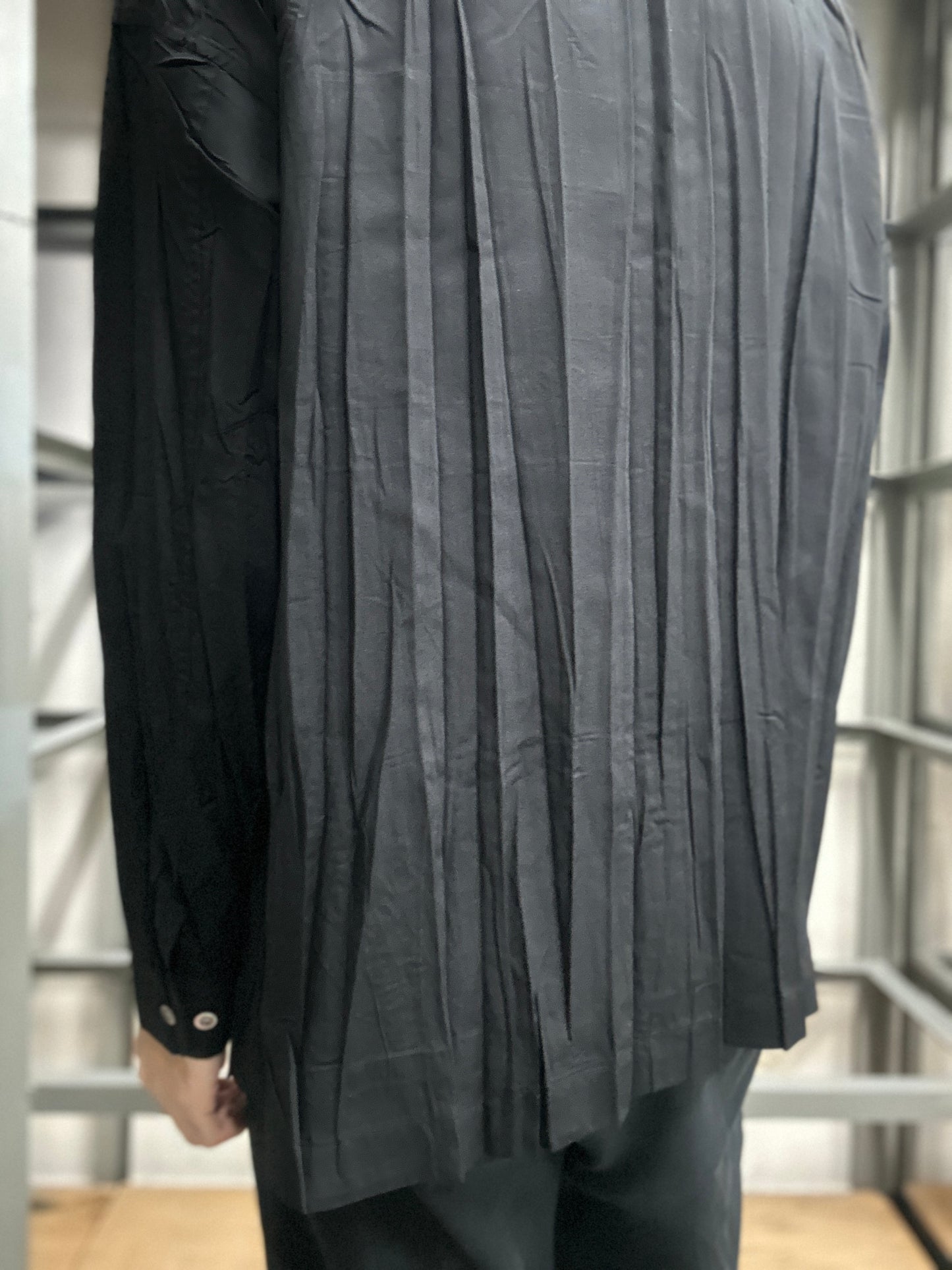 Issey Miyake Men 2000s pleated shirt-Size M