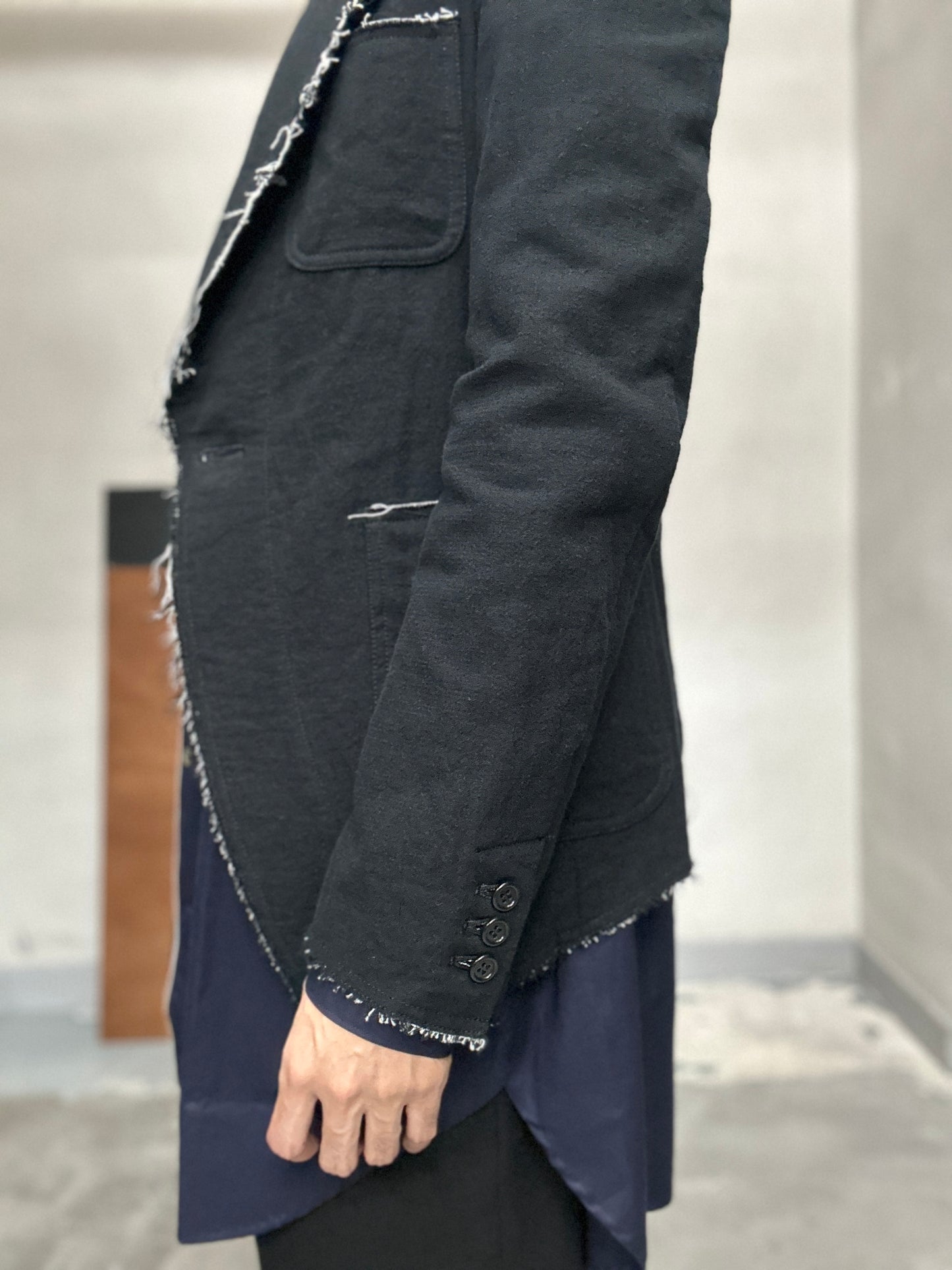 Share Spirit Frayed Jacket- Size 44