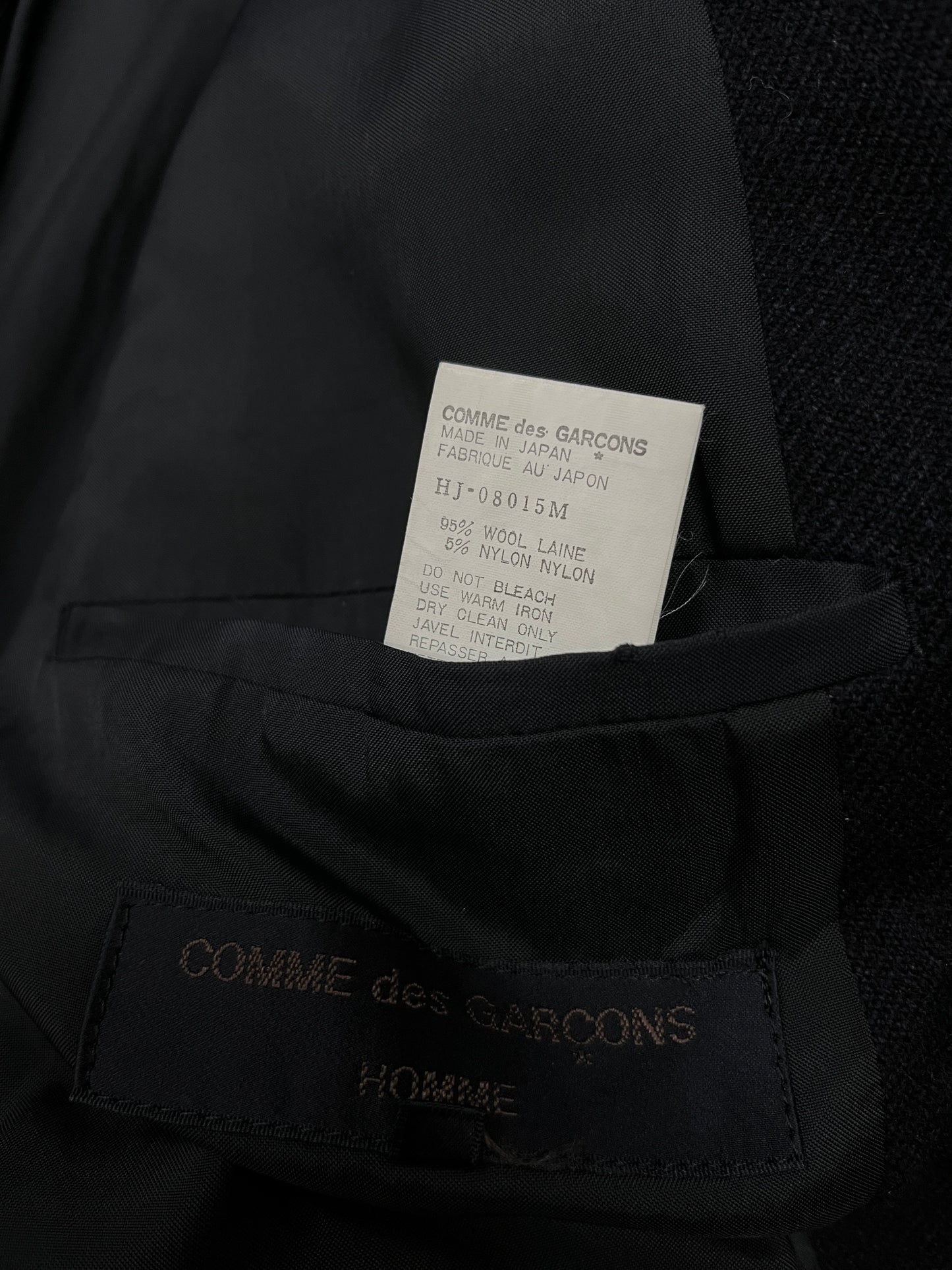 Comme des Garçons Homme-SS2003 Two-toned jacket Size M