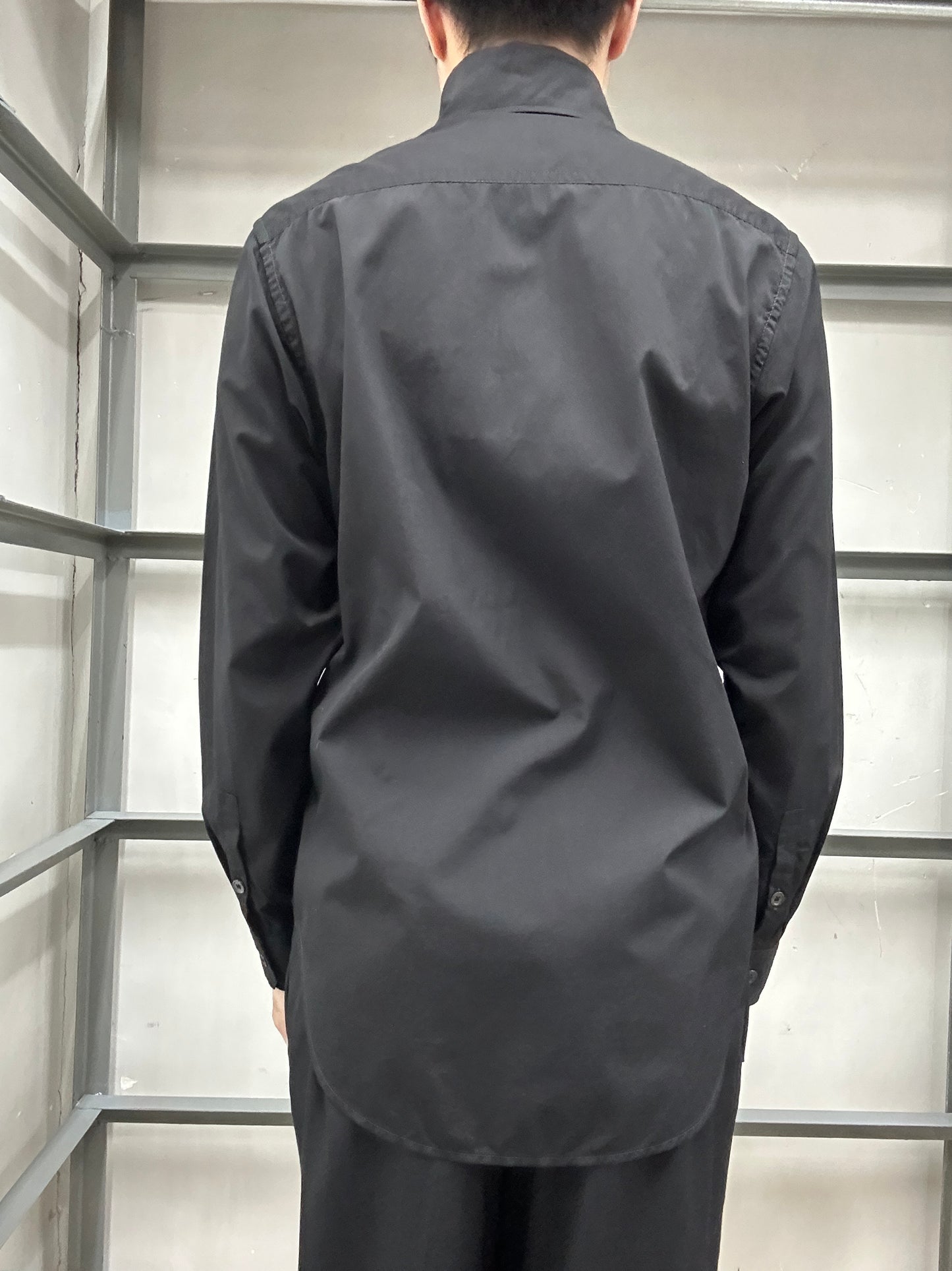 Yohji Yamamoto Pour Homme AW2022 Stole Collar Shirt- Size 2