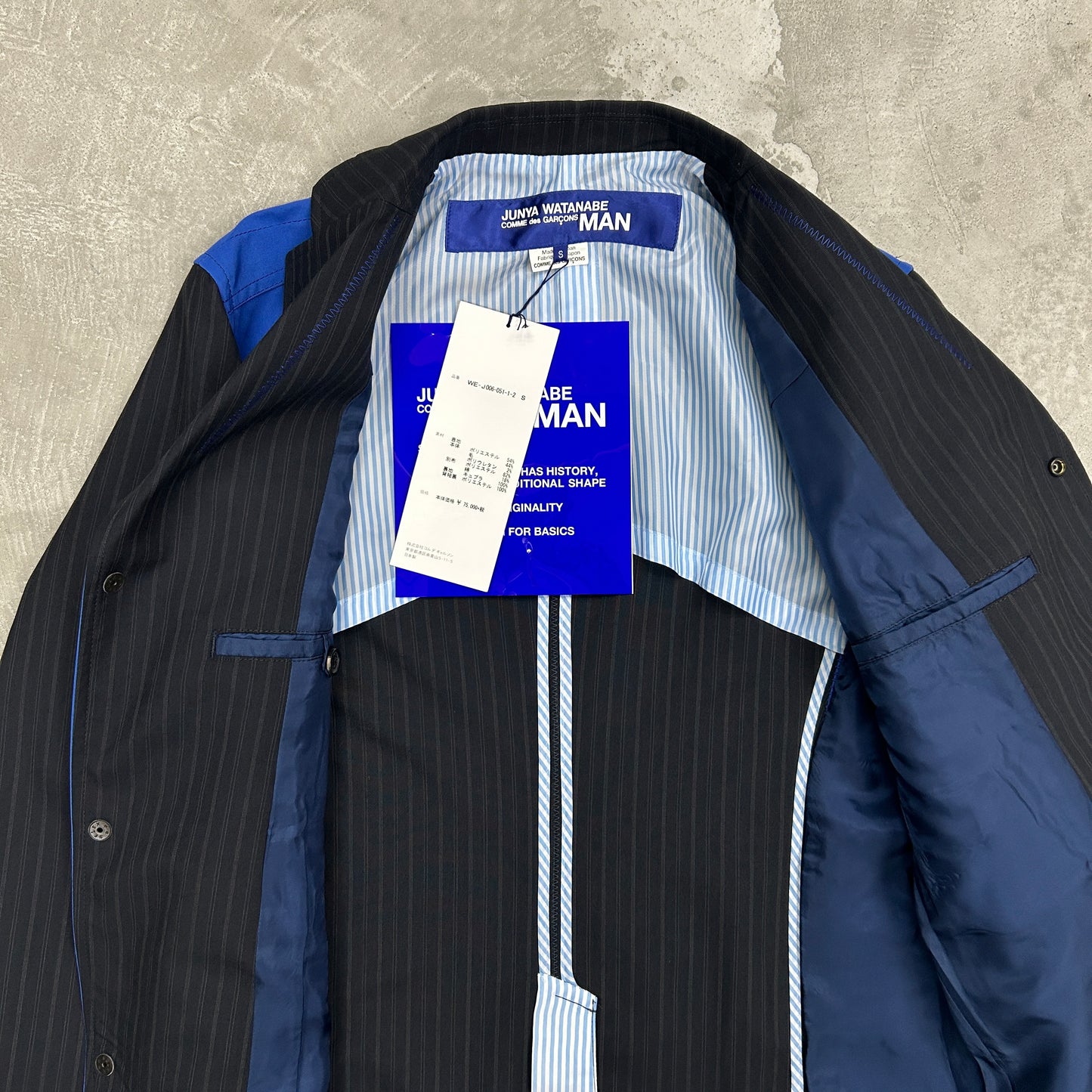 Junya Watanabe SS2020 Patch Zig Zag Stitching Jacket-Size S