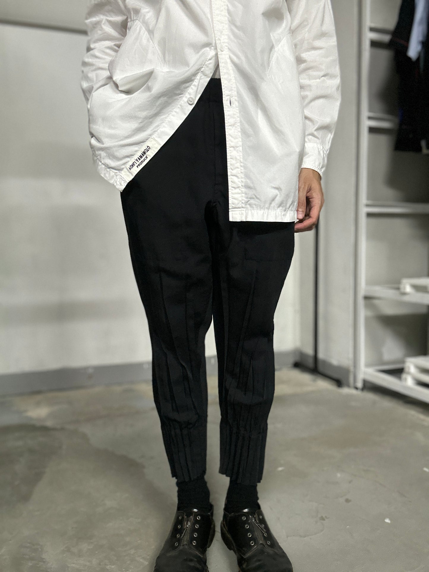 Issey Miyake Men AW18 Pleated Hem Trousers- Size 1