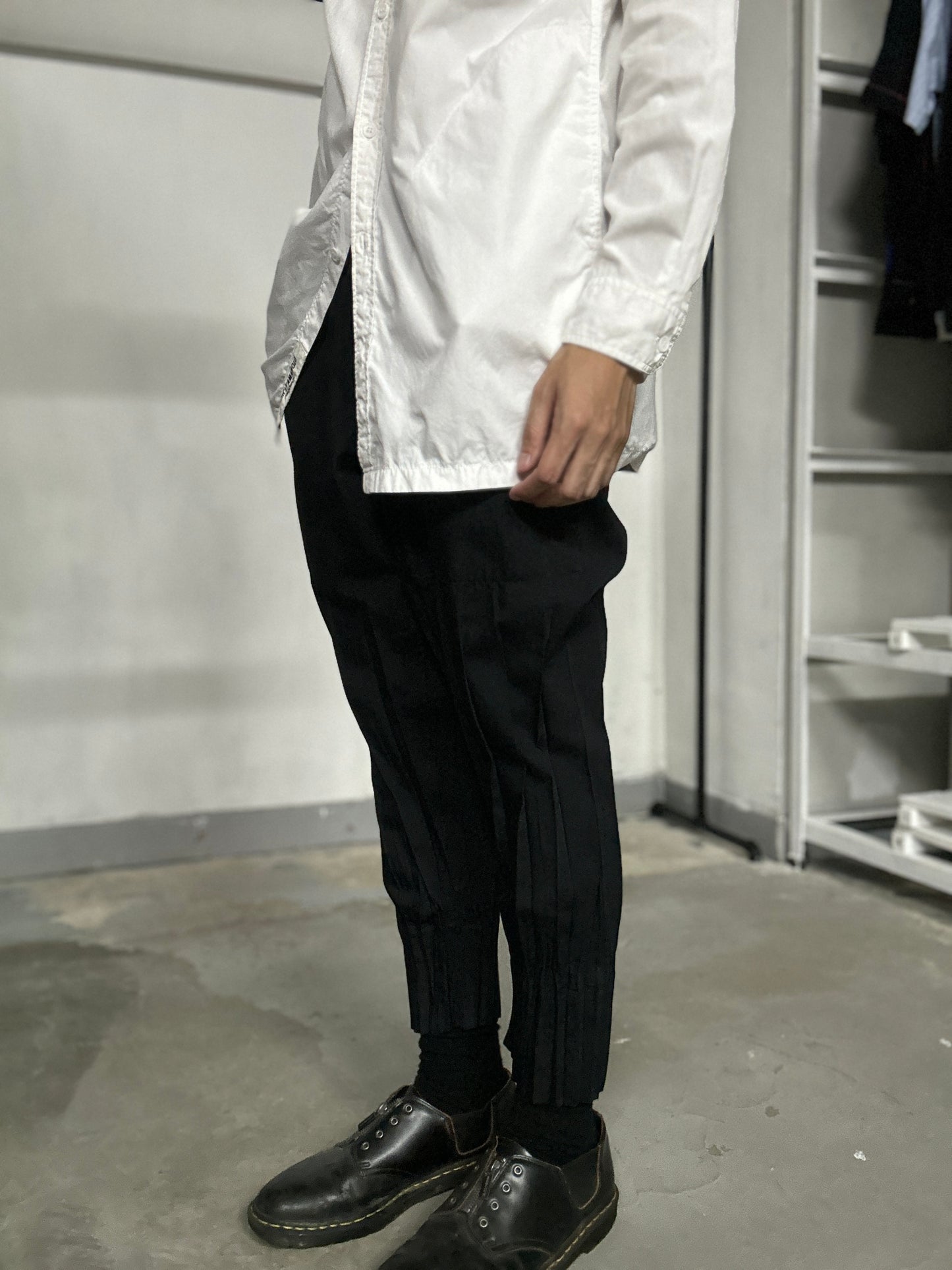 Issey Miyake Men AW18 Pleated Hem Trousers- Size 1