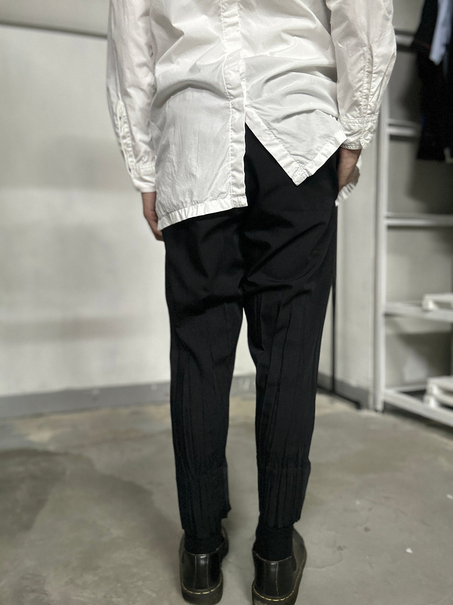Issey Miyake Men AW18 Pleated Hem Trousers- Size 1