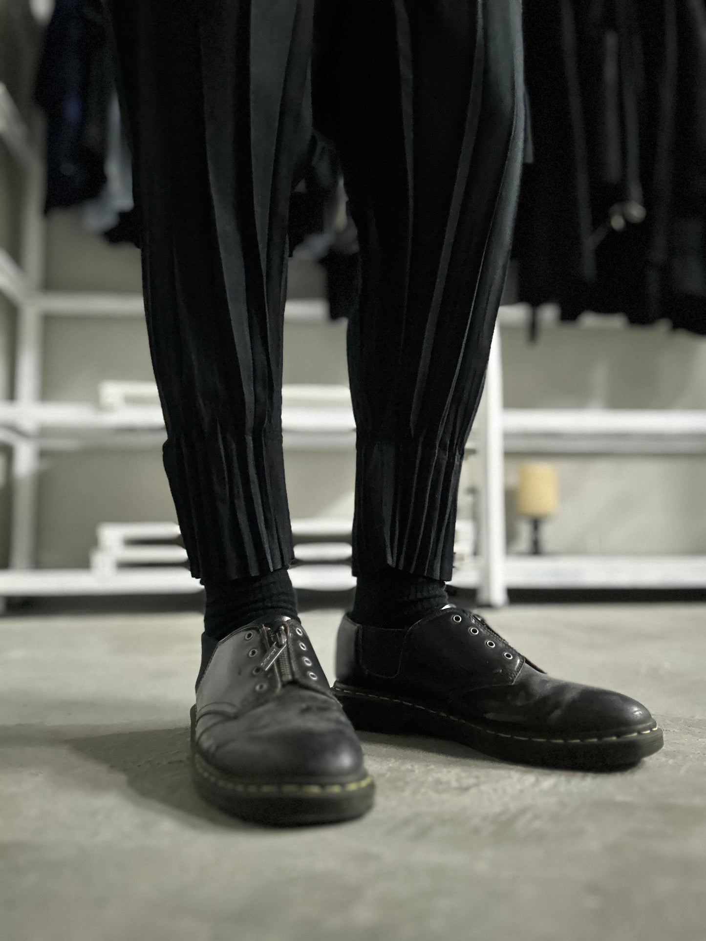 Issey Miyake Men AW18 Pleated Hem Trousers- Size 1