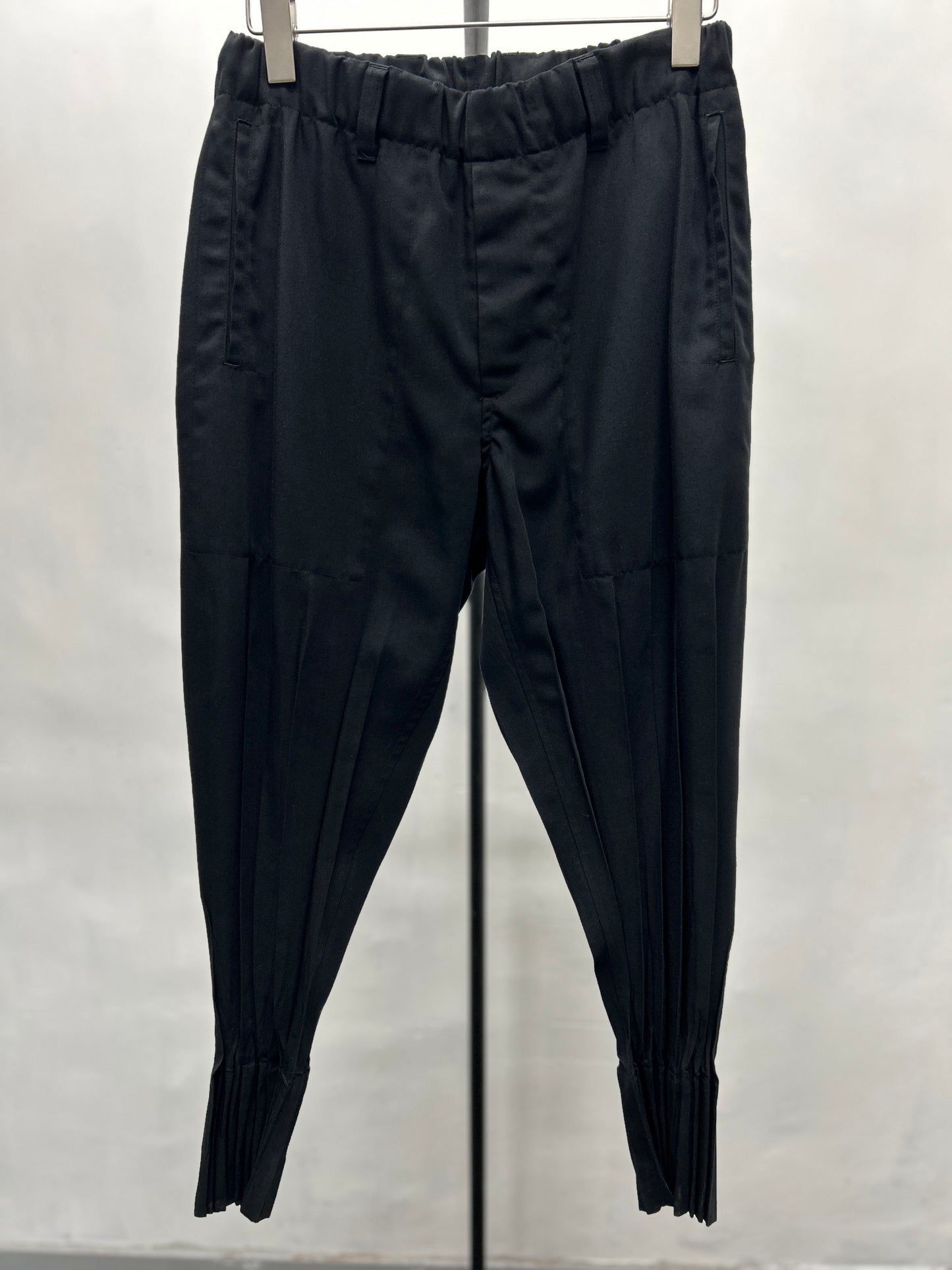 Issey Miyake Men AW18 Pleated Hem Trousers- Size 1