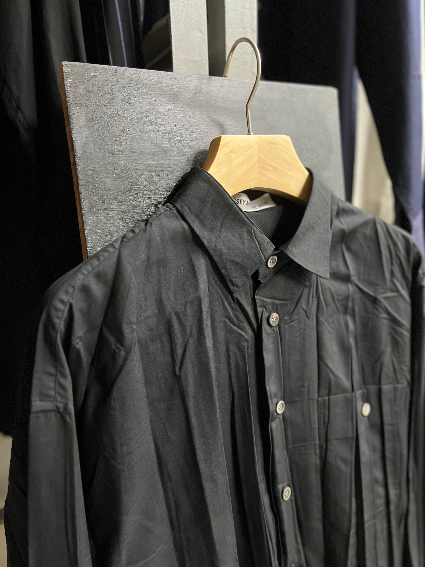 Issey Miyake Men 2000s pleated shirt-Size M