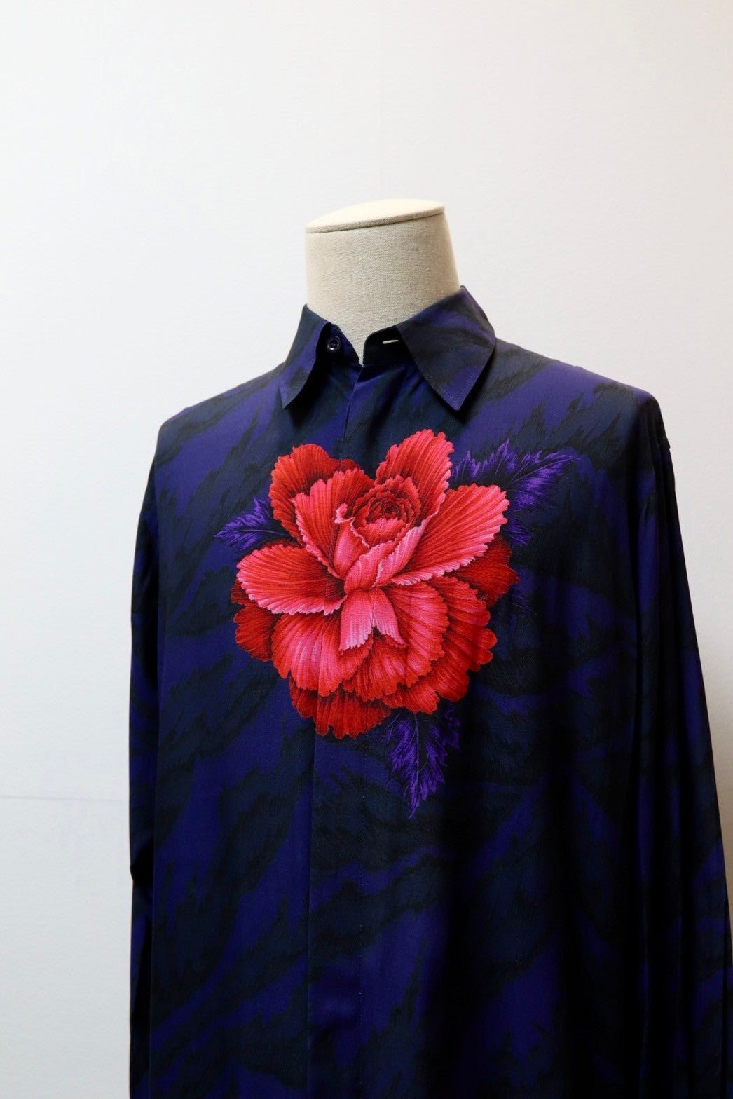 [Unknown Archive]  Yohji Yamamoto Pour Homme AW2008 Flower Printed Shirt-  Size 2 Accepting Offer
