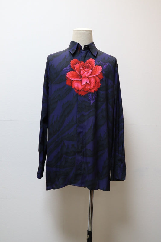 [Unknown Archive]  Yohji Yamamoto Pour Homme AW2008 Flower Printed Shirt-  Size 2 Accepting Offer