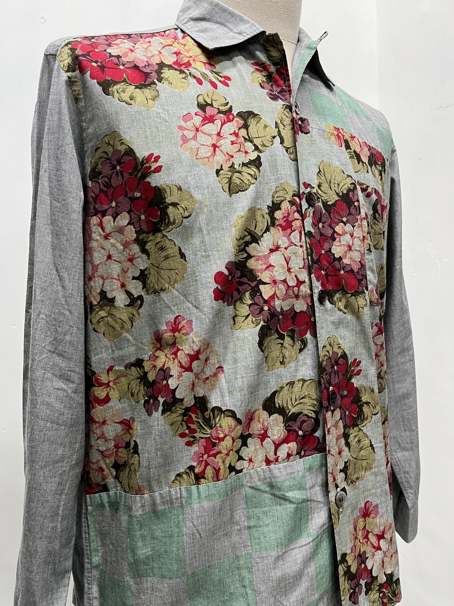Comme des garcons Homme SS2002 Flower Printed Shirt- Free size
