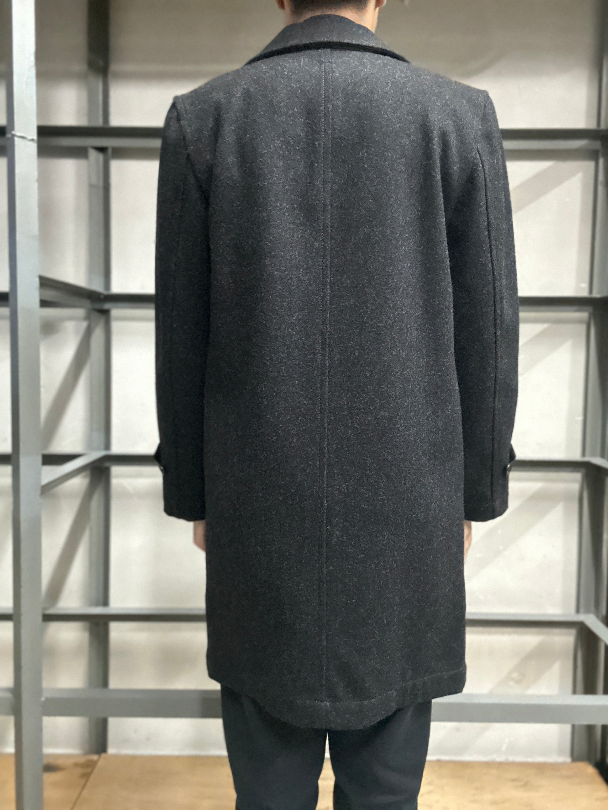 Comme des Garcons SHIRT AW2018 Layered Wool Coat Size M ALARMS