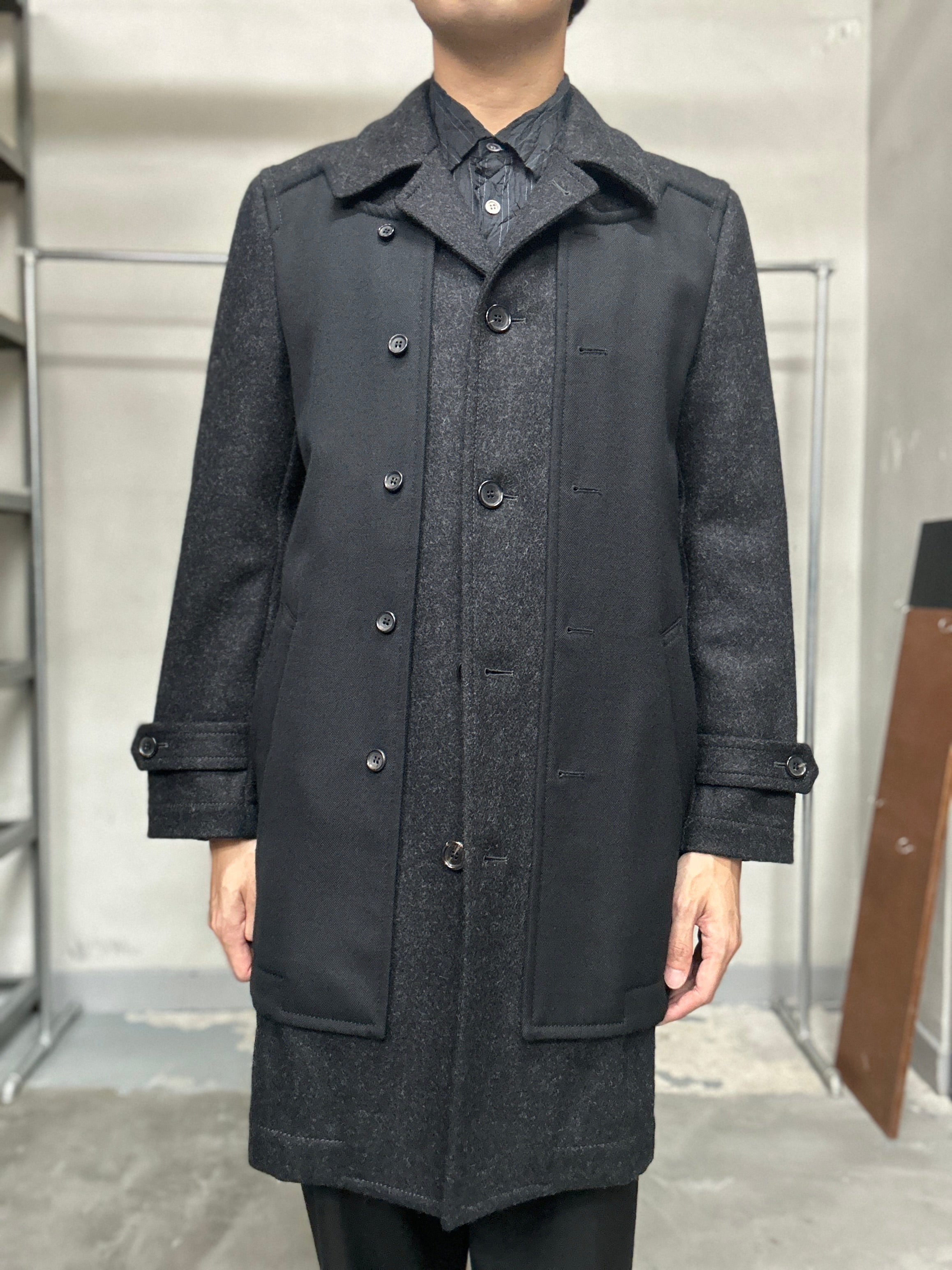 Comme des garcons shirt wool clearance coat