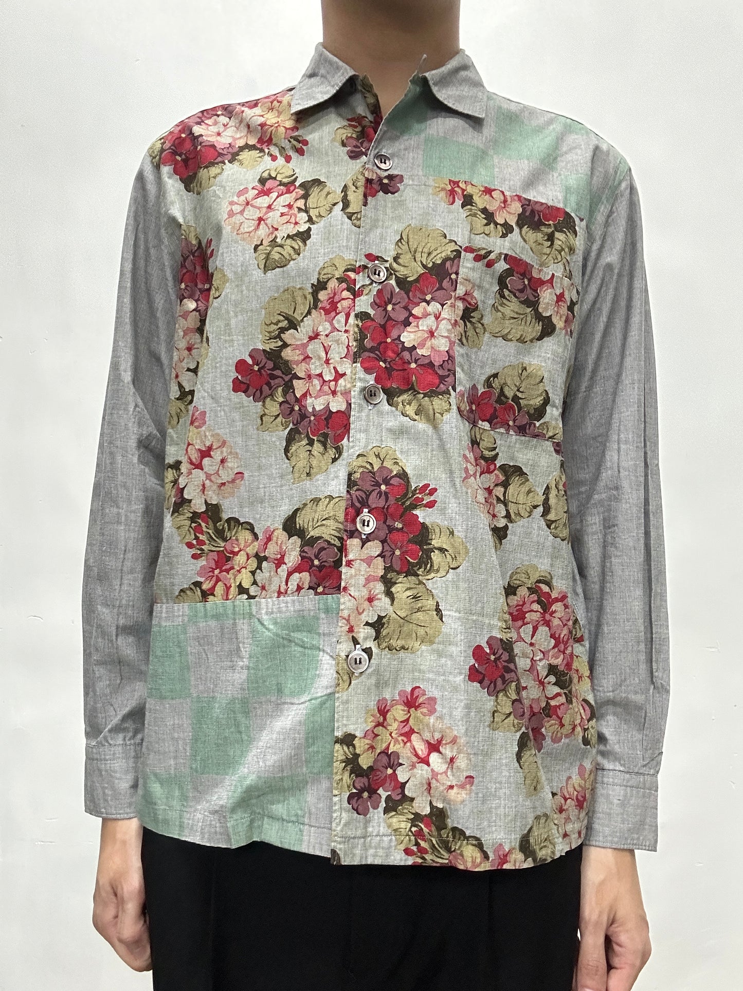 Comme des garcons Homme SS2002 Flower Printed Shirt- Free size