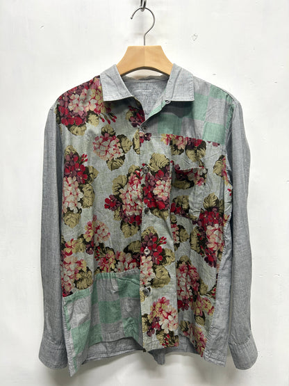 Comme des garcons Homme SS2002 Flower Printed Shirt- Free size