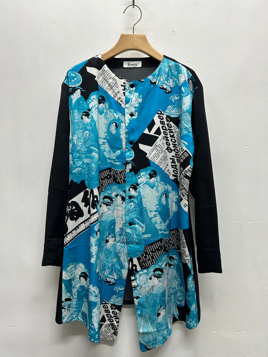 Kansai Yamamoto Long Printed Shirt
