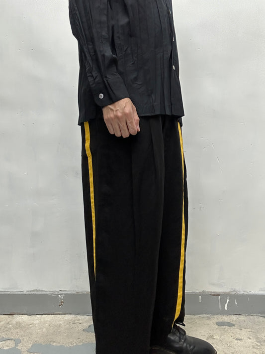 Yohji Yamamoto Pour Homme SS16 Yellow stripes wide-leg trouser- Size 2