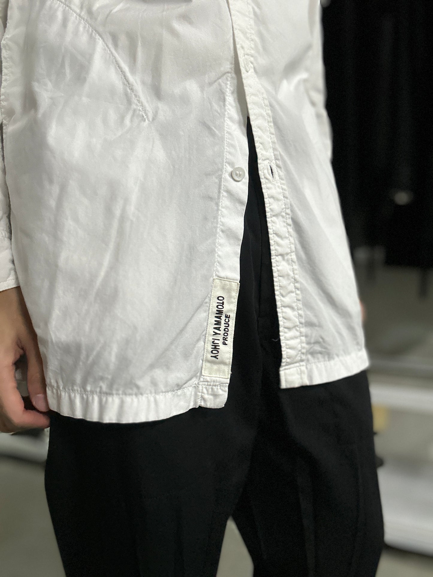 Yohji Yamamoto Pour Homme AW2019 Pocket Long Shirt- Size 2