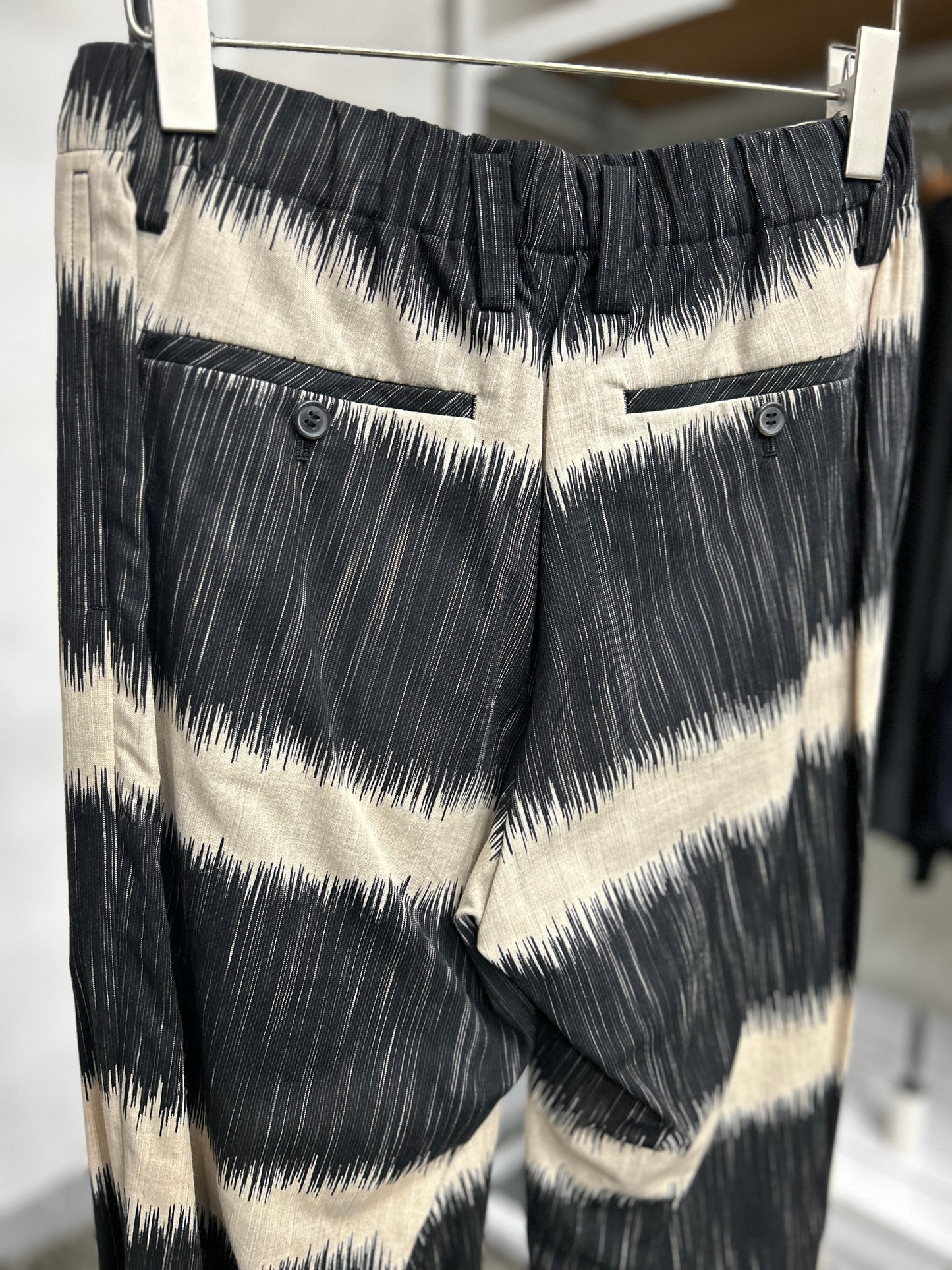 Issey Miyake Men AW2019 All-over Print Trouser-Size 1