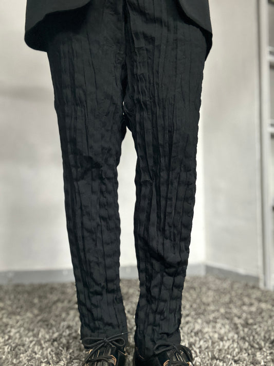 Issey Miyake Men SS18 Straight leg pleated trousers- Size 2