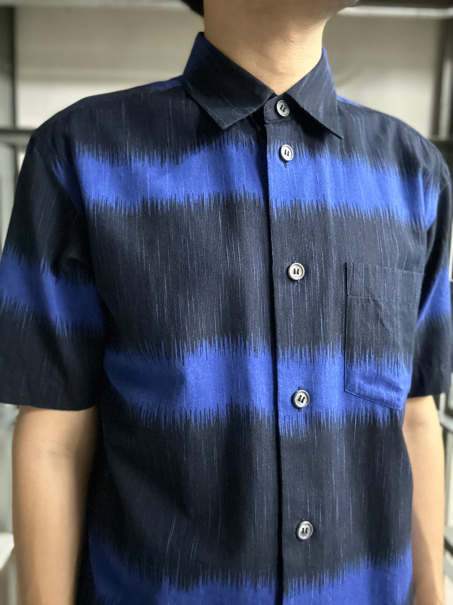 Issey Miyake Men AW19 All-over print Shirt- Size 1