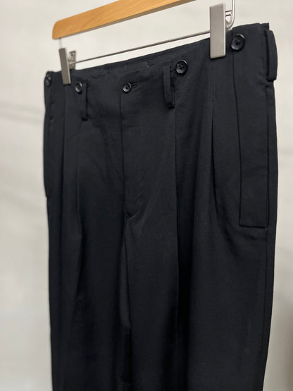 Yohji Yamamoto SS15 Costume d'homme Buttoned Trouser - Size 3