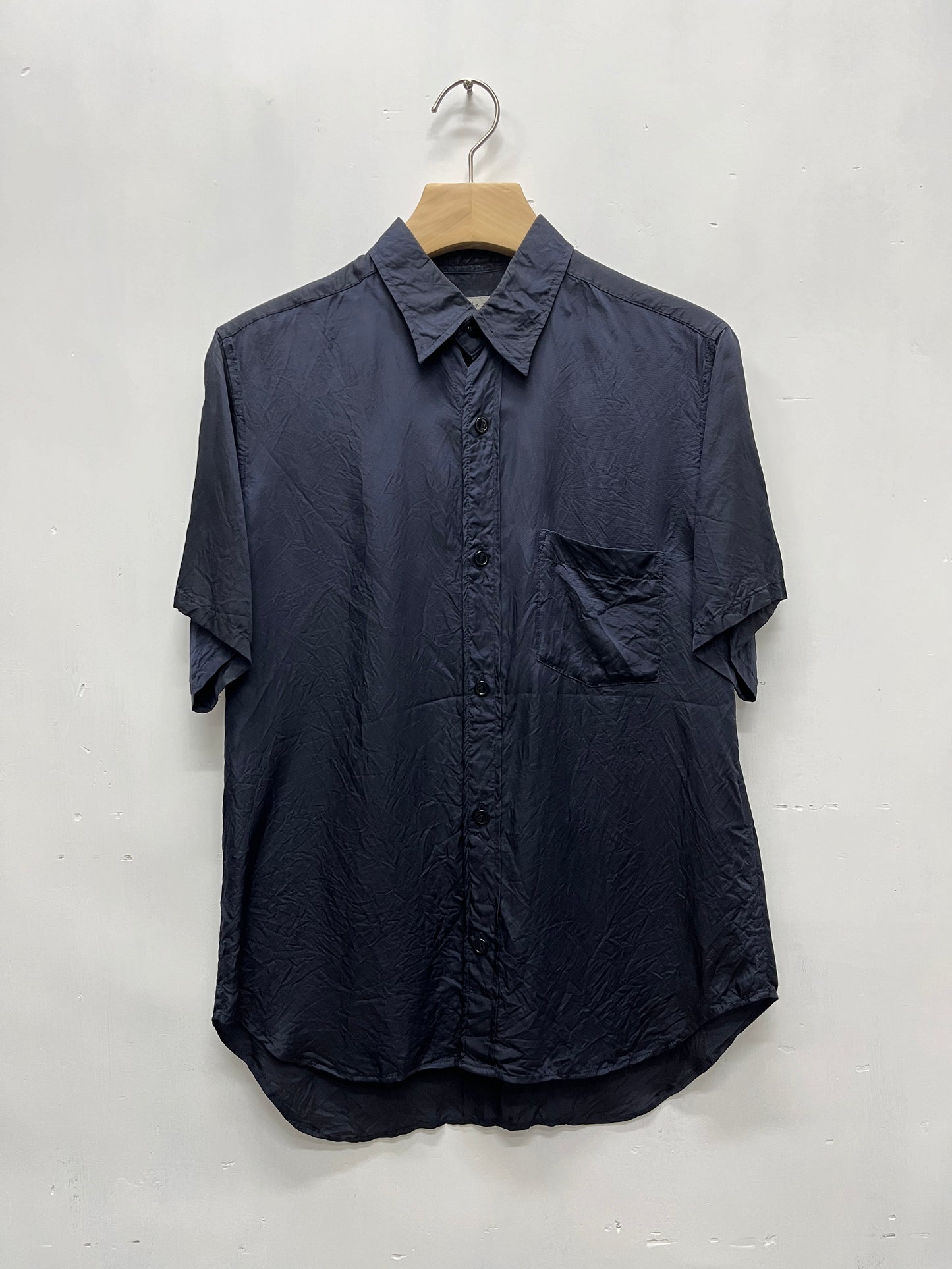 Yohji Yamamoto Pour Homme SS2014 Rayon Short Sleeve Shirt-Size 2