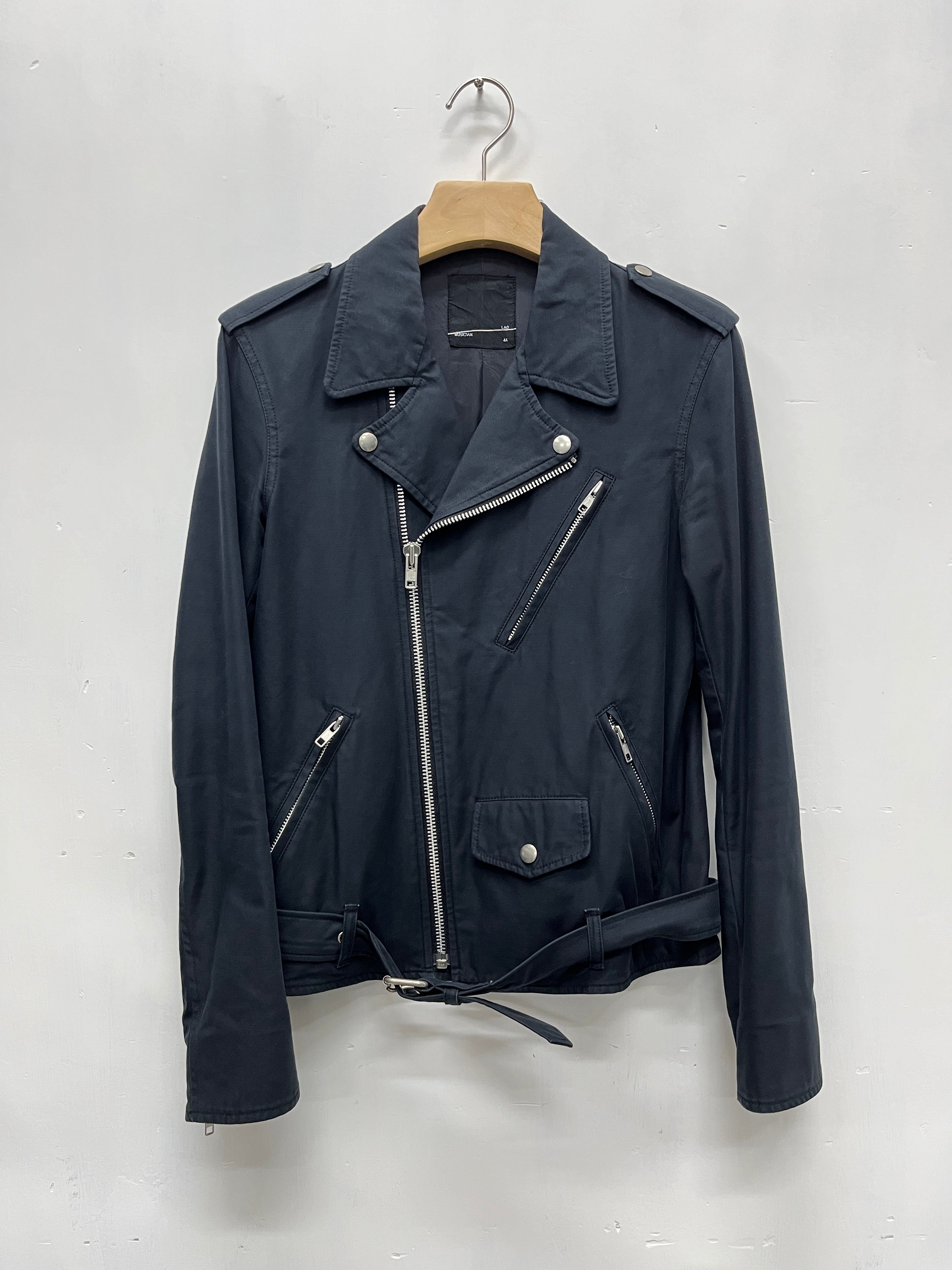 Lad Musician Zips Biker Jacket-Size 44 – ALARMS