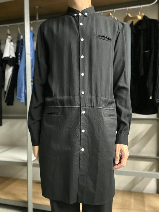 JohnUndercover SS2017 Panelled Long Shirt-Size 2